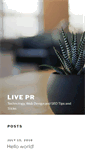Mobile Screenshot of livepr.net